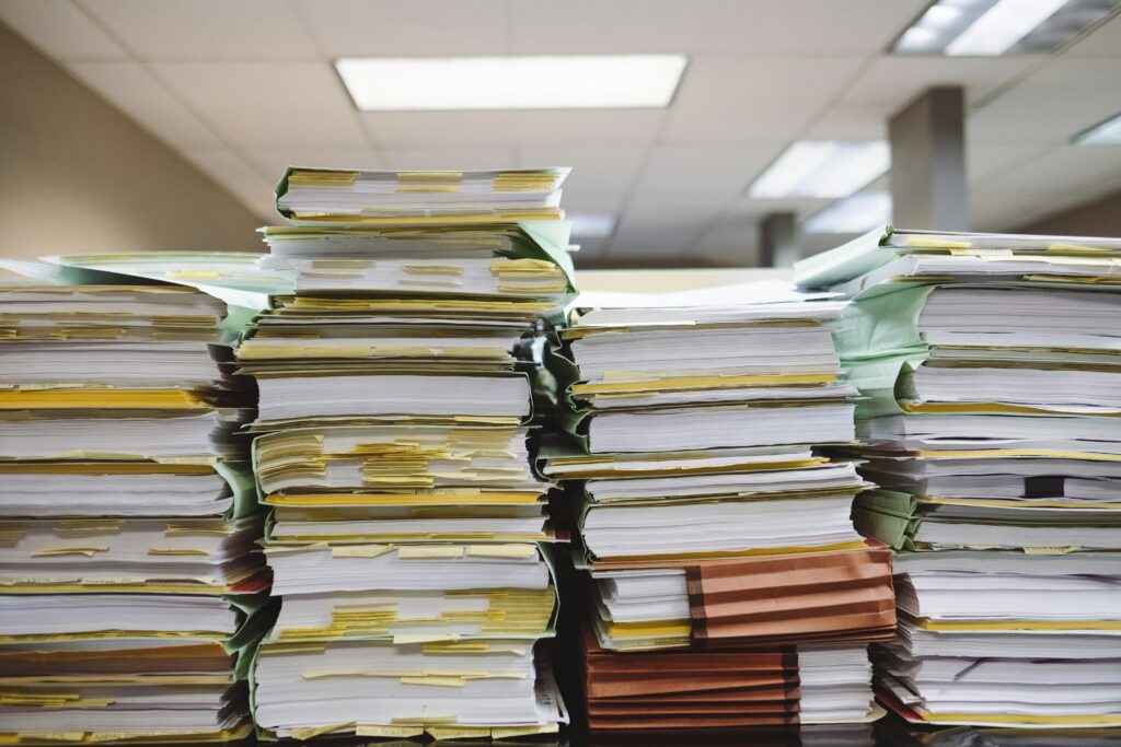 stack of books