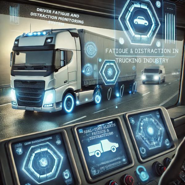 Driver Fatigue and Distraction Monitoring in Trucking Industry