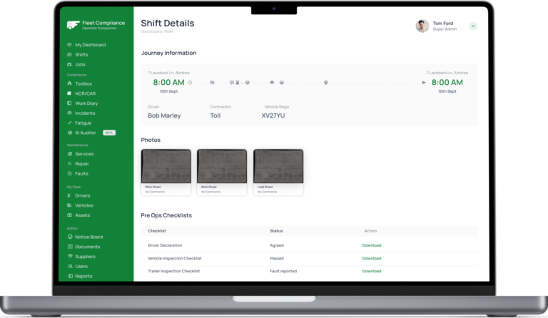 Compliance with shift management