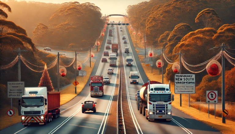 Heavy Vehicles Temporary Variation in NSW to Prevent Traffic Jam