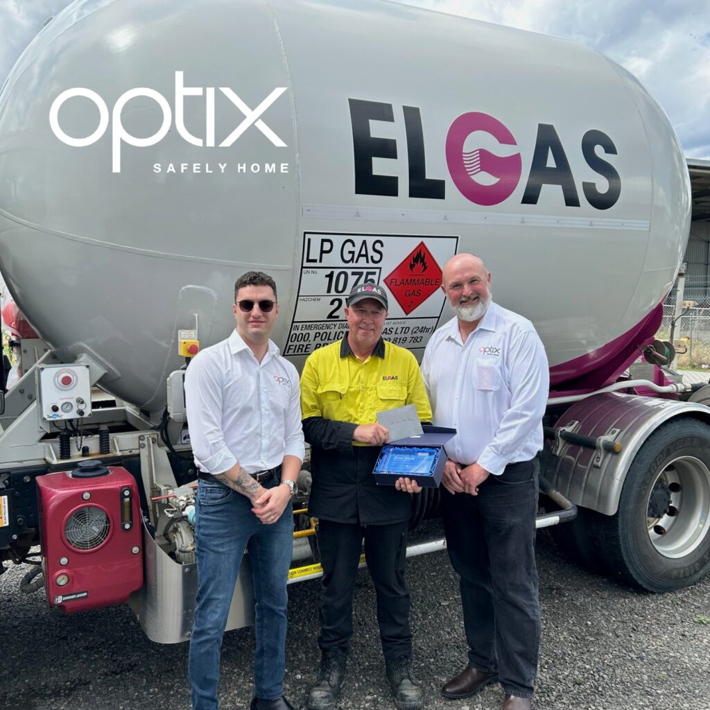 Mark Hall of ELGAS LPG driver earned the Driver Salute Award