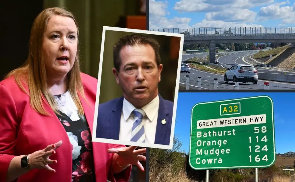 Coxs River Road upgrade of the Great Western Highway